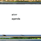 atnr - Agenda
